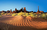 Monument Valley Totem Poles; Images 2002